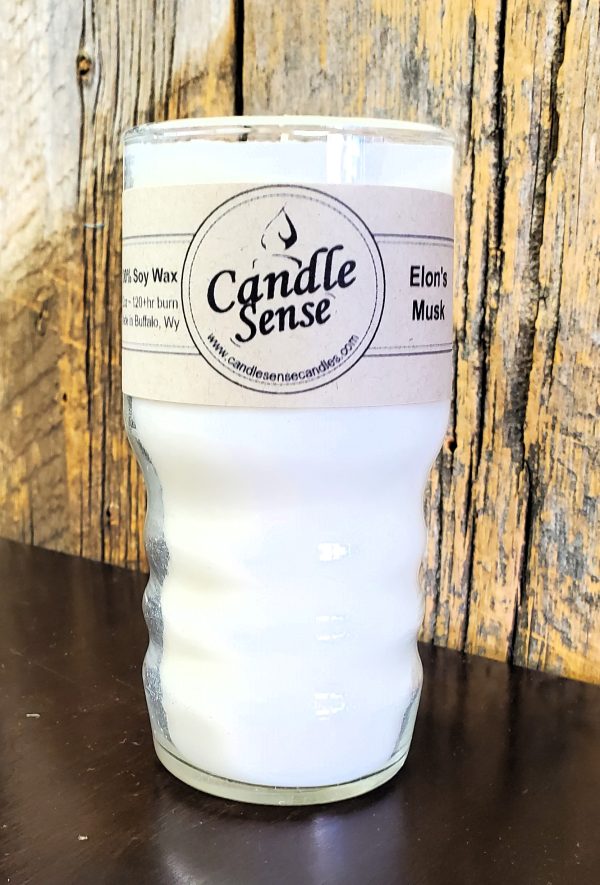 12oz Glass with Elon's Musk Fragrance